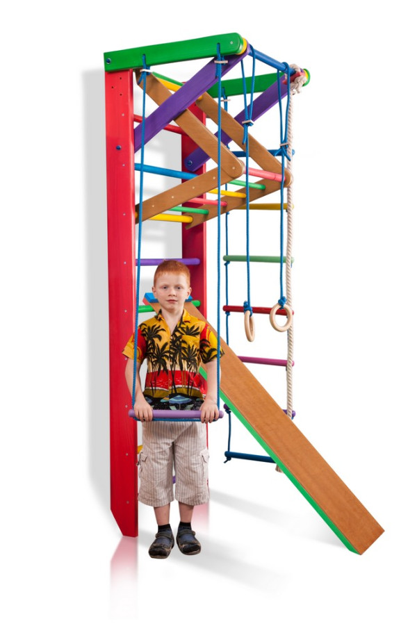 Шведская стенка с турником «Bambino 1-240»17