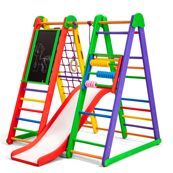 Дитячий спортивний комплекс для дому KindWood Color Plus57