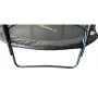 Батут з сіткою та драбинкою 252 см Atleto Black + подарунок  м'ячик8