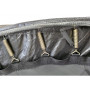 Батут з сіткою та драбинкою 252 см Atleto Black + подарунок  м'ячик9