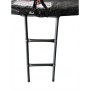Батут з сіткою та драбинкою 312 см Atleto Black + подарунок  м'ячик10