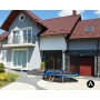 Батут дитячий з сіткою та драбинкою 435 см + в подарунок м'ячик13