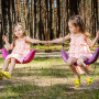 Качели для детей большие Lux Just Fun Желтый5
