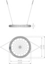 Качели Гнездо KBT Rosette 100 см для общественного пользования3