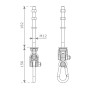 Одноточечный вращающийся подвес качели KBT1