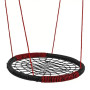 Дитячі гойдалки Гніздо OVAL NEW 108 x 83 см Червоно-чорний0
