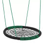 Дитячі гойдалки Гніздо OVAL NEW 108 x 83 см Зелено-чорний0