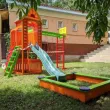 Детский деревянный игровой комплекс "Тарзан+песочница"0