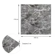 Декоративная 3D панель самоклеящаяся кирпич Черный Мрамор 700х770х5мм2
