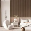 Декоративна стінова рейка Капучино 3000*160*23мм (D)7