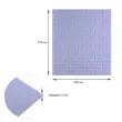 3D панель самоклеящийся кирпич Светло-Фиолетовый 700х770х5мм2