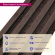 Декоративна стінова рейка Горіх 3000*160*23мм (D)3