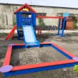 Детский деревянный игровой комплекс "Тарзан+песочница"3