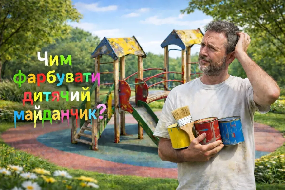 Чем красить детскую площадку: советы производителя