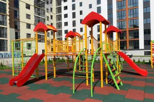 ЖК в м.Сокаль - Дитячий майданчик "Фортеця Мрій" та плитка